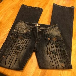 Women’s Ancore Flare Embellished Jeans